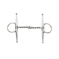 Weatherbeeta Korsteel Stainless Steel Twisted Wire Full Cheek Snaffle Bit