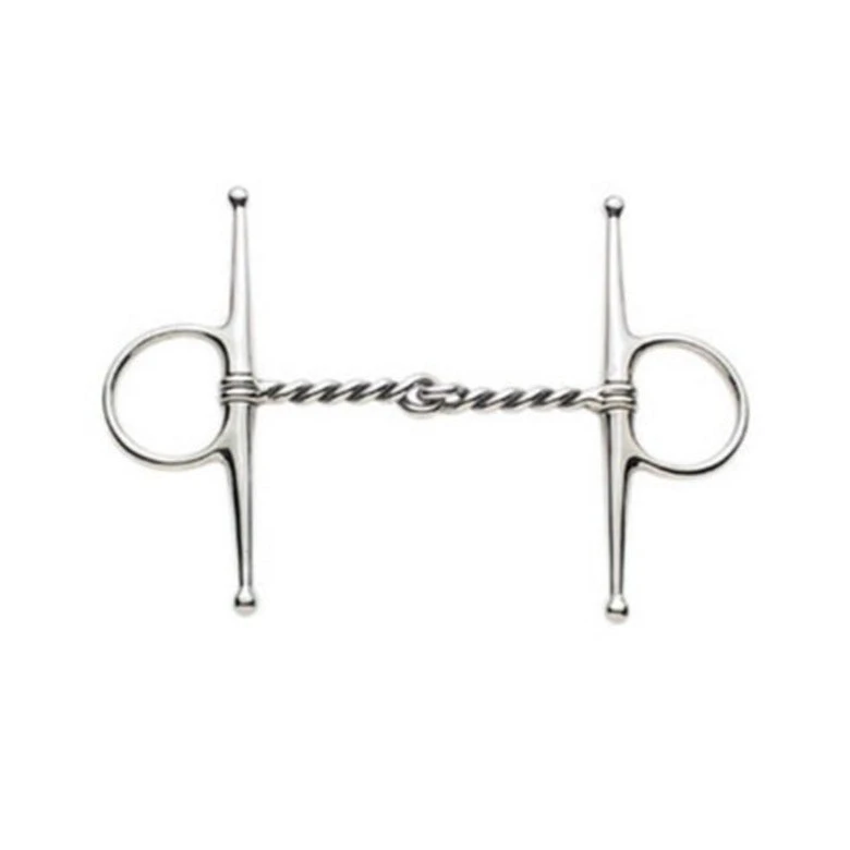 Weatherbeeta Korsteel Stainless Steel Twisted Wire Full Cheek Snaffle Bit 3 Weatherbeeta Korsteel Stainless Steel Twisted Wire Full Cheek Snaffle Bit