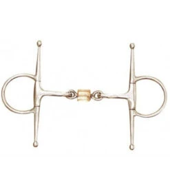 Centaur Stainless Steel Full Cheek Snaffle Bit With Copper Mouth