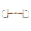 Weatherbeeta Korsteel Stainless Steel Copper Mouth Dee Ring Snaffle Bit