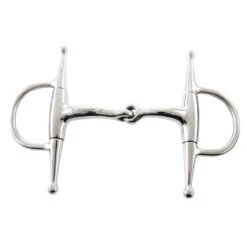 Weatherbeeta JP Korsteel Jointed Full Cheek Eggbutt Snaffle Bit