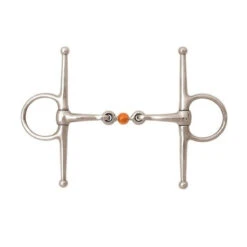 Weatherbeeta JP Korsteel Stainless Steel Copper Ball Link Full Cheek Snaffle Bit