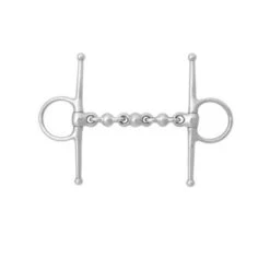 Weatherbeeta Korsteel Stainless Steel Waterford Full Cheek Snaffle Bit