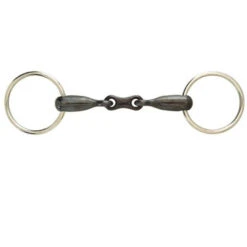 Weatherbeeta Korsteel Sweet Iron French Link Loose Ring Snaffle Bit