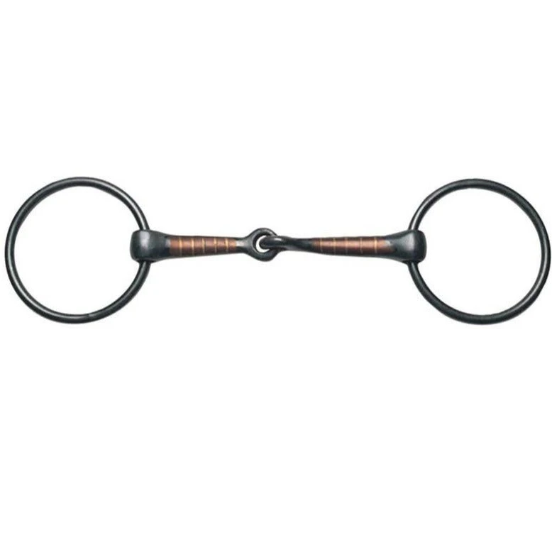 Weatherbeeta Korsteel Sweet Iron Copper Loose Ring Snaffle Bit 3 Weatherbeeta Korsteel Sweet Iron Copper Loose Ring Snaffle Bit