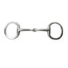 Weatherbeeta Korsteel Stainless Steel Medium Weight Solid Mouth Eggbutt Snaffle Bit