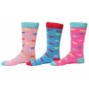 TuffRider Neon Pony Kids Socks 3 Pack -Weatherbeeta Store neon socks 69048.1589827790.1280.1280