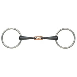 Shires Copper Lozenge Sweet Iron Snaffle Bit