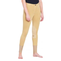 TuffRider Ladies Starter Lowrise Pull On Knee Patch Breeches -Weatherbeeta Store tan 15886.1583511668.1280.1280