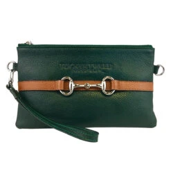 Tucker Tweed Equestrian Wellington Wristlet -Weatherbeeta Store tucker tweed the wellington wristlet leather handbags hunter green chestnut