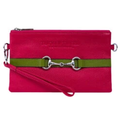 Tucker Tweed Equestrian Wellington Wristlet -Weatherbeeta Store tucker tweed the wellington wristlet leather handbags pink green sweet briar copy