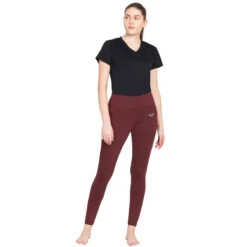 TuffRider Ladies Minerva EquiCool Tights -Weatherbeeta Store wine3 95304.1587158188.1280.1280