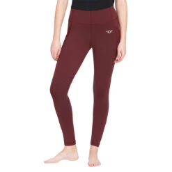 TuffRider Ladies Minerva EquiCool Tights -Weatherbeeta Store wine front 28048.1587158188.1280.1280